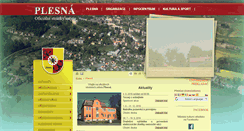 Desktop Screenshot of mestoplesna.cz